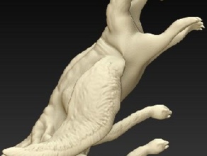 chimera sculptures bird fantasy goat lion snake 3d print model - Mito3D