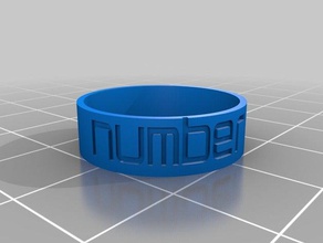 içini özelleştirilmiş yüzüğüm yüzük 3d print model - Mito3D