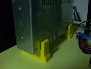 Spannungsversorgung vertikal stehen 3d Drucker Zubehör Netzteil stand 3d print model - Mito3D