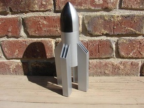 spaceship friede models model rocket movie prop scale 3d print model - Mito3D