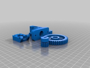 compact general purpose extruder 3d printer parts 3d print model - Mito3D