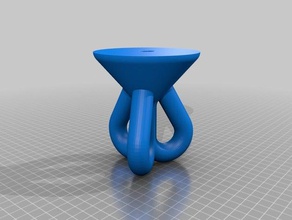 klien jarrón 1 matemáticas art la botella de klein florero 3d print model - Mito3D