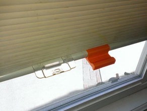 window blinds clip-on handle replacement parts ace drop-down clip part 3d print model - Mito3D