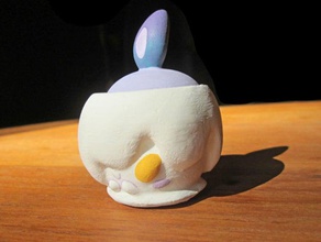 litwick supporto di candela giochi e giocattoli halloween pokemon 3d print model - Mito3D