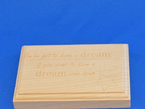 dream quote engraving other robbinsvillehighschool 3d print model - Mito3D
