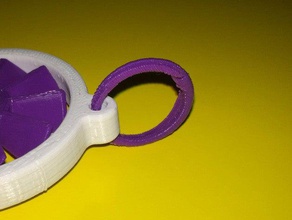 split-ring Schlüsselanhänger 3d print model - Mito3D