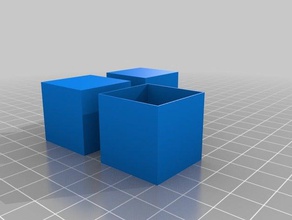 l'étalonnage des cubes L'impression 3d tests de transition cube test mince mur 3d print model - Mito3D