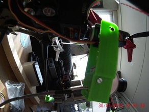 servo gimbal voor fatshark Kamera - Zubehör Kamera-Halterung 3d print model - Mito3D
