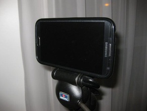 gancho de bucle smartphone trípode la cámara soporte galaxia nota ii velcro 3d print model - Mito3D