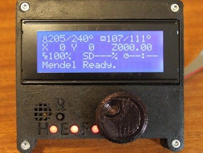 panelolu2 3d de la impresora accesorios haga clic en el codificador i2c pantalla lcd melzi printrboard las rampas sanguinololu 3d print model - Mito3D
