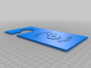tech door sign signs logos customized 3d print model - Mito3D