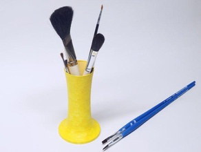 brush holder containers paint 3d print model - Mito3D
