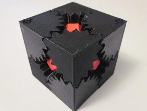 personnalisable cube de vitesse interactifs art artistique customizer personnalisateur défi les engins mashup la géométrie openscad paramétrique puzzle 3d print model - Mito3D