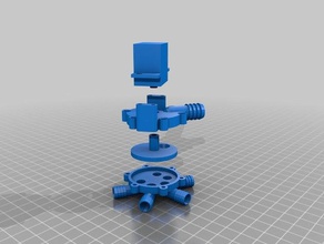 my customized automated diverter valve outdoor & garden 3d print model - Mito3D