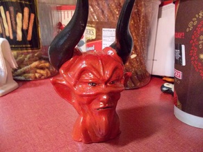 Teufel inspiriert Menschen halloween 3d print model - Mito3D