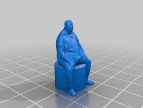 düzenlenmiş dr wheeler tarama heykeller 3d print model - Mito3D