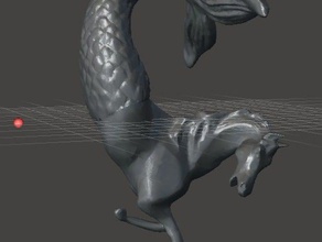 l'hippocampe animaux 3d print model - Mito3D