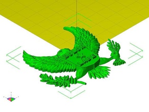 molon labe aigle 2d art 3d print model - Mito3D