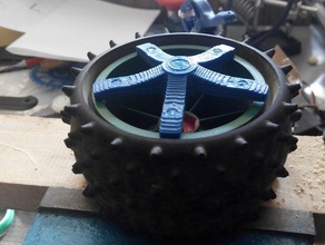 hubcaps wheel r c vehicles openscad rc car wheels 3d print model - Mito3D