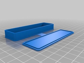 caso x-ato das lâminas de faca recipientes personalizado 3d print model - Mito3D