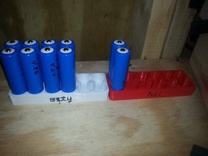 empty 12 battery tray containers customized 3d print model - Mito3D