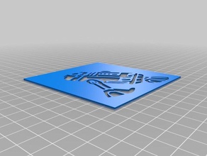 r2d2 pochoir l'art des outils personnalisé de star wars 3d print model - Mito3D