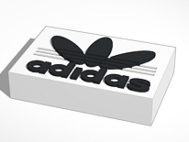 de adidas signos y logotipos 3D print model - Mito3D