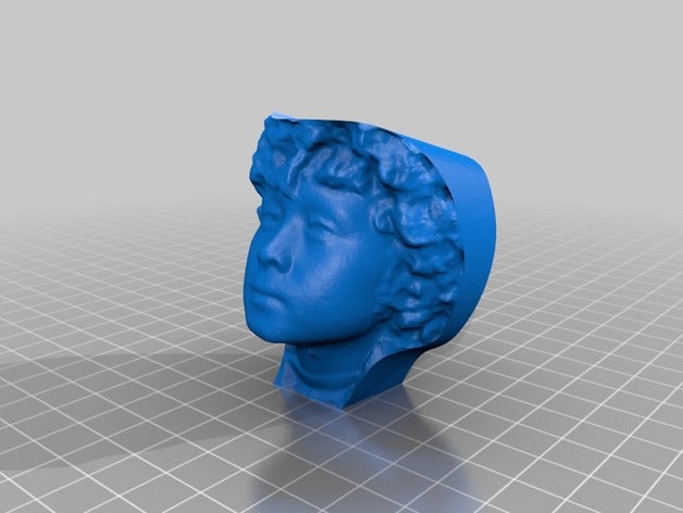 3d ritratto di jasper persone testa moriza scansione 3D print model - Mito3D
