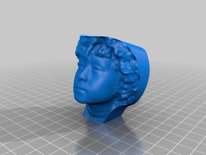 3d portrait jasper people head moriza scan 3d print model - Mito3D