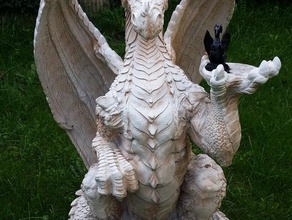 dragon kinect scan sculptures scanning sculpture 3d print model - Mito3D