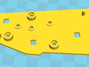roomba 500 se series gearbox cover replacement parts spare 3d print model - Mito3D