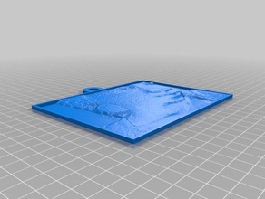 denim gf 2d sanat özelleştirilmiş 3d print model - Mito3D