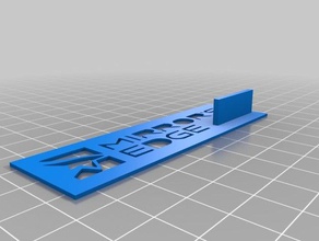 mirrors edge estêncil ferramentas de arte personalizado 3d print model - Mito3D