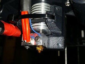 profil bas e3d v6 40mm carénage du ventilateur de la glissière verrouillage Imprimante 3d accessoires e3dv6 hotend 3d print model - Mito3D