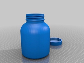bottle containers customized 3d print model - Mito3D