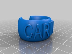 pulsera carmen bilezik özelleştirilmiş 3d print model - Mito3D