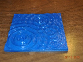 ripples time math art ansys interference waves 3d print model - Mito3D