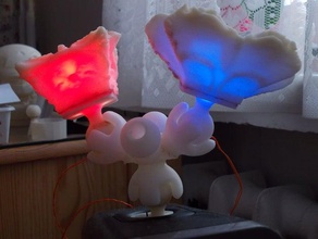 balljoint lâmpada de led decoração 3d print model - Mito3D