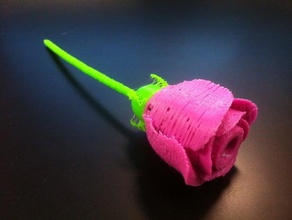 rose Blume Skulpturen 3d print model - Mito3D