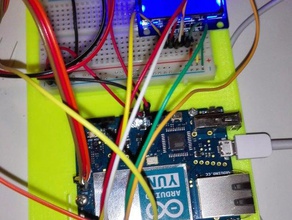 arduino y n protoboard titular eletrônica yun de experimentação 3d print model - Mito3D