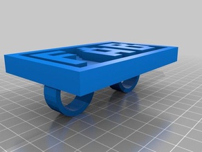 meine angepasste word-Ringe Ringe kundengebundene 3d print model - Mito3D