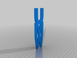 umw blocks 1 3d printing univ university mary washington 3d print model - Mito3D