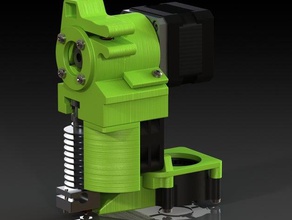 planetary gearbox extruder 175mm 3d printer extruders 16hs13 17hs13 bowden e3d geared nema17 pg5 3d print model - Mito3D