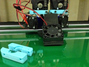 gc e3d rigidbot mount 3d printer parts e3dv6 v6 hotend hot end 3d print model - Mito3D