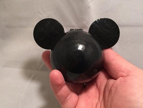 mickey mouse adorno anillo de la caja navidad disney ornamento 3d print model - Mito3D