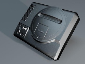 sega genesis props 16 bits 3d juego de video juegos 3d print model - Mito3D