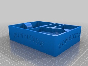 zombicide jugando bandeja de almacenamiento juegos y juguetes zombie 3d print model - Mito3D