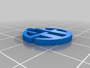 sjj monograma personalizado pingente jóias 3d print model - Mito3D