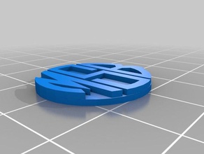 msb customized monogram pendant jewelry 3d print model - Mito3D