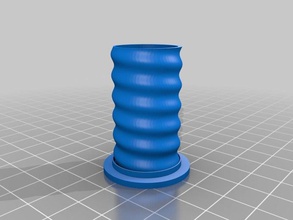 Korkenzieher vase - Elektronik angepasst 3d print model - Mito3D